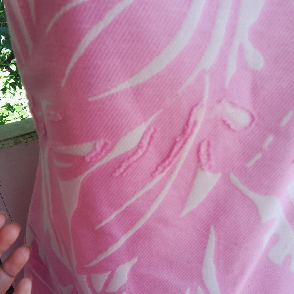 Alexis Illona Textured Jacquard Pink Mini Dress Women Medium - Picture 8 of 10